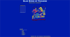 Desktop Screenshot of bluebirdsofparadise.de